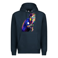 Navy LIONEL MESSI Premium Hoodie - artisFamous