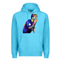 Ocean Blue LIONEL MESSI Premium Hoodie - artisFamous