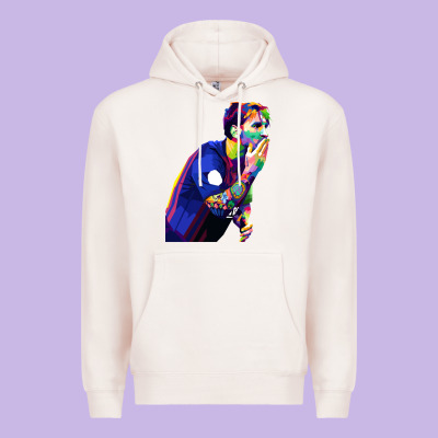 Lionel Messi Premium Hoodie Designed By Artisfamous