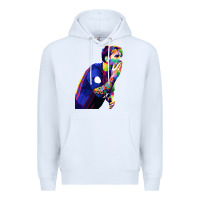 White LIONEL MESSI Premium Hoodie - artisFamous