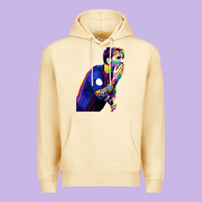 Lionel Messi Premium Hoodie Designed By Artisfamous