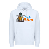 White fabrats Premium Hoodie - artisFamous