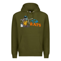 Army Green fabrats Premium Hoodie - artisFamous