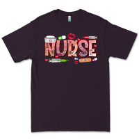 Plum Nurse Valentine Premium Tee - CowhideDigitalArt