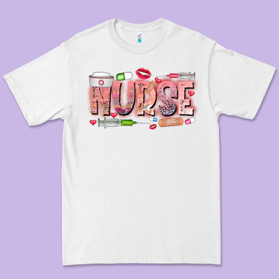 Nurse Valentine Premium Tee Designed By Cowhidedigitalart