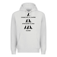 Dove Grey attempted murder cute Premium Hoodie - artisFamous