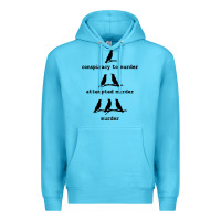 Ocean Blue attempted murder cute Premium Hoodie - artisFamous