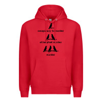 Red attempted murder cute Premium Hoodie - artisFamous