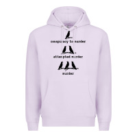 Lilac attempted murder cute Premium Hoodie - artisFamous