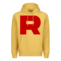Antique Gold r is team rocket Premium Hoodie - artisFamous