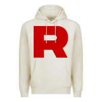 Oatmeal Heather r is team rocket Premium Hoodie - artisFamous