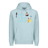 Blue Mist pride is still protest Premium Hoodie - artisFamous