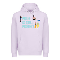 Lilac pride is still protest Premium Hoodie - artisFamous