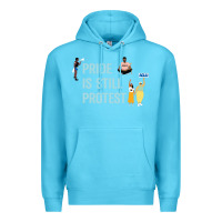 Ocean Blue pride is still protest Premium Hoodie - artisFamous