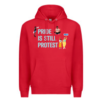 Red pride is still protest Premium Hoodie - artisFamous