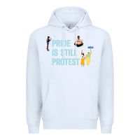 White pride is still protest Premium Hoodie - artisFamous