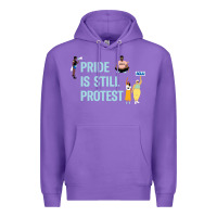 Purple pride is still protest Premium Hoodie - artisFamous