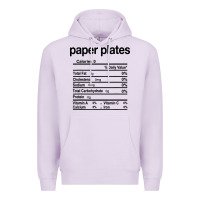 Lilac paper plates nutrition facts funny thanksgiving christmas Premium Hoodie - artisFamous