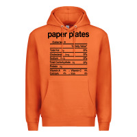 Carrot paper plates nutrition facts funny thanksgiving christmas Premium Hoodie - artisFamous