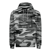 Slate Camo paper plates nutrition facts funny thanksgiving christmas Premium Hoodie - artisFamous