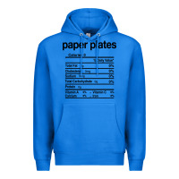 True Royal paper plates nutrition facts funny thanksgiving christmas Premium Hoodie - artisFamous