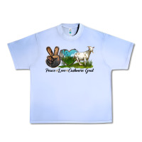 Grape Ice Peace Love Cashmere Goat Urban Heavy Tee - LillyAllenDesigns