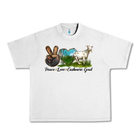 Lunar Rock Peace Love Cashmere Goat Urban Heavy Tee - LillyAllenDesigns