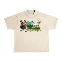 Peace Love Cashmere Goat Urban Heavy Tee | Teevron