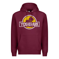 Burgundy yoshi park Premium Hoodie - artisFamous