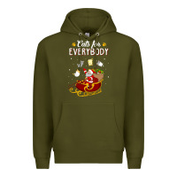 Army Green cats for everybody cat christmas ugly christmas sweatshirt Premium Hoodie - artisFamous