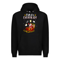 Black cats for everybody cat christmas ugly christmas sweatshirt Premium Hoodie - artisFamous