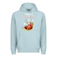 Blue Mist cats for everybody cat christmas ugly christmas sweatshirt Premium Hoodie - artisFamous