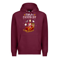 Burgundy cats for everybody cat christmas ugly christmas sweatshirt Premium Hoodie - artisFamous