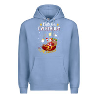 Colony Blue cats for everybody cat christmas ugly christmas sweatshirt Premium Hoodie - artisFamous