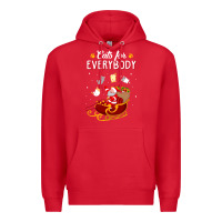 Red cats for everybody cat christmas ugly christmas sweatshirt Premium Hoodie - artisFamous