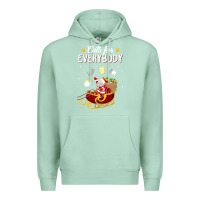 Seafoam cats for everybody cat christmas ugly christmas sweatshirt Premium Hoodie - artisFamous