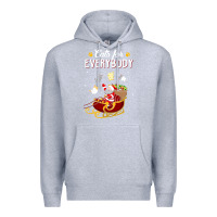 Heather Grey cats for everybody cat christmas ugly christmas sweatshirt Premium Hoodie - artisFamous