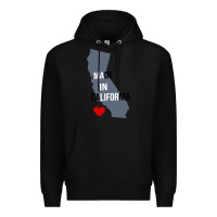 Black made in california Premium Hoodie - artisFamous