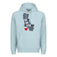 Blue Mist made in california Premium Hoodie - artisFamous