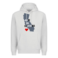 Dove Grey made in california Premium Hoodie - artisFamous