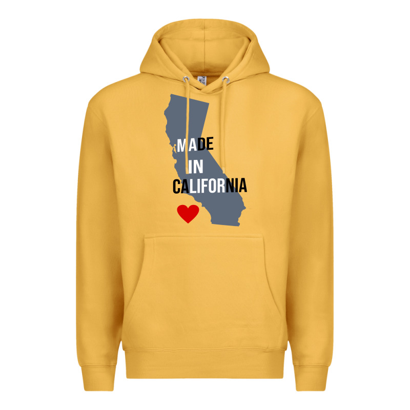 Made In California Premium Hoodie by artisFamous | Teevron