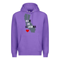 Purple made in california Premium Hoodie - artisFamous