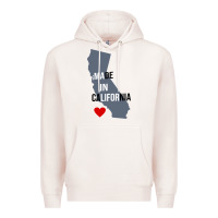Pale Pink made in california Premium Hoodie - artisFamous