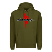 Army Green box car racer Premium Hoodie - artisFamous