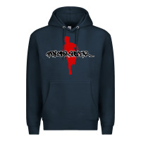 Navy box car racer Premium Hoodie - artisFamous