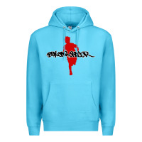 Ocean Blue box car racer Premium Hoodie - artisFamous