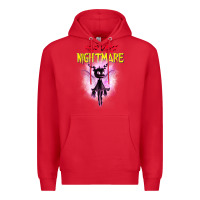 Red Your Worst Nightmare Premium Hoodie - artisFamous
