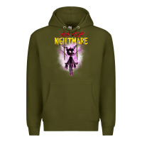 Army Green Your Worst Nightmare Premium Hoodie - artisFamous