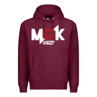 Burgundy machine gun Premium Hoodie - artisFamous