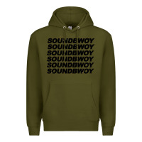 Army Green soundbwoy Premium Hoodie - artisFamous